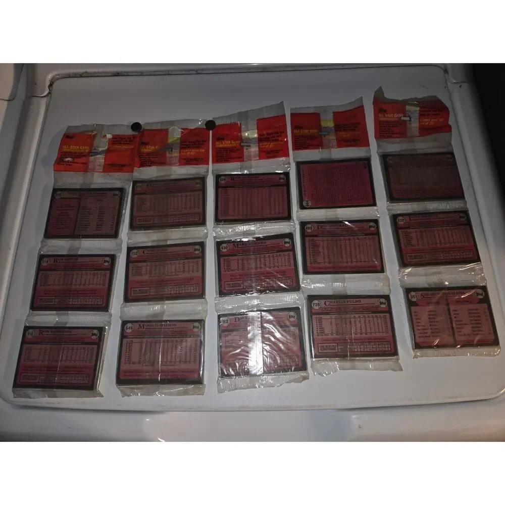 Topps 1989 Topps Baseball Sealed Lot - 42 Card Packs, MLB Trading Cards (5 Pack)